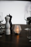 Rechargeable Glass Candle. LED