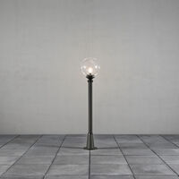 Orion short pole black glass