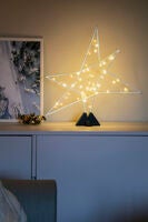 Metallsilhouette Stern , gold,