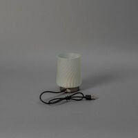 Ljuslykta glas laddbar LED 