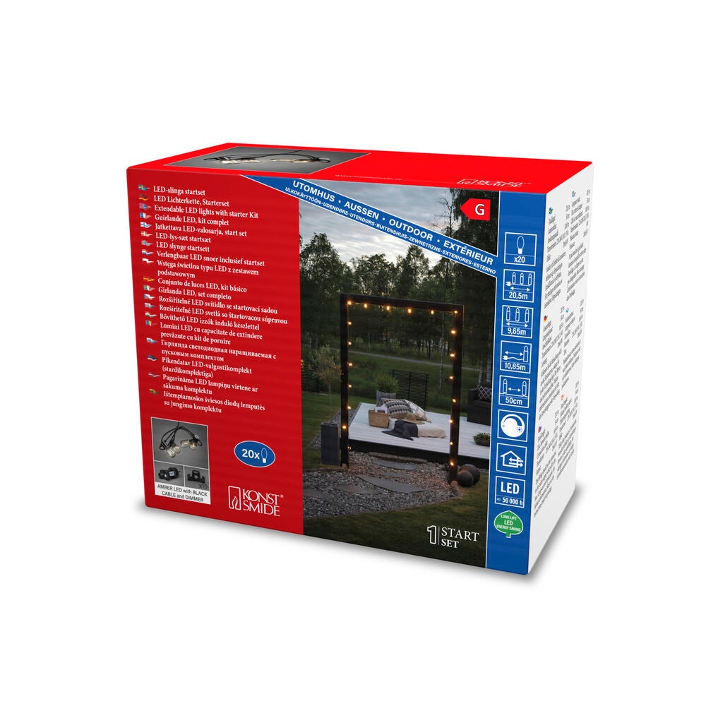 Startset, 20 clear bulbs LED