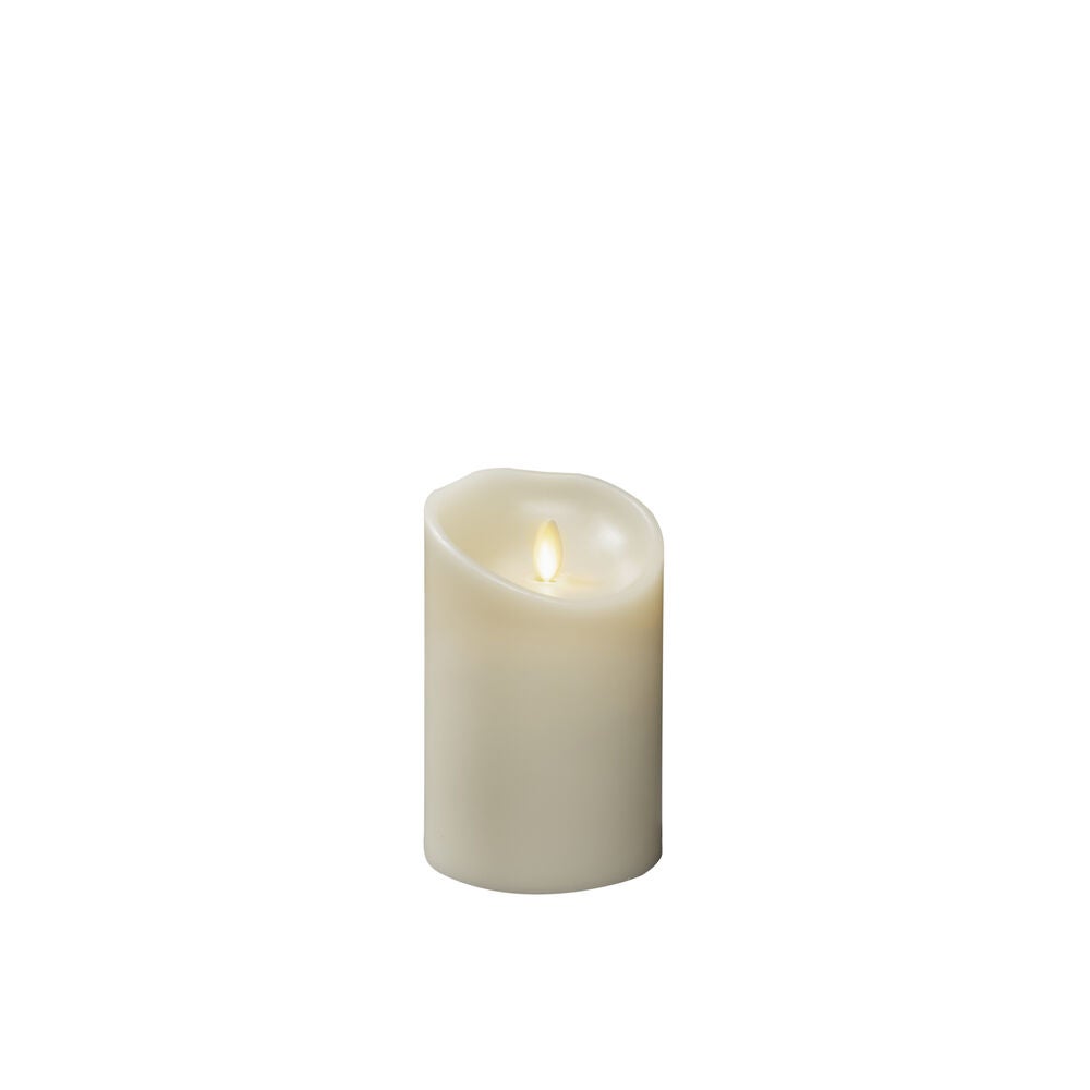 B/O Wax candle LED 8,8x13,4cm