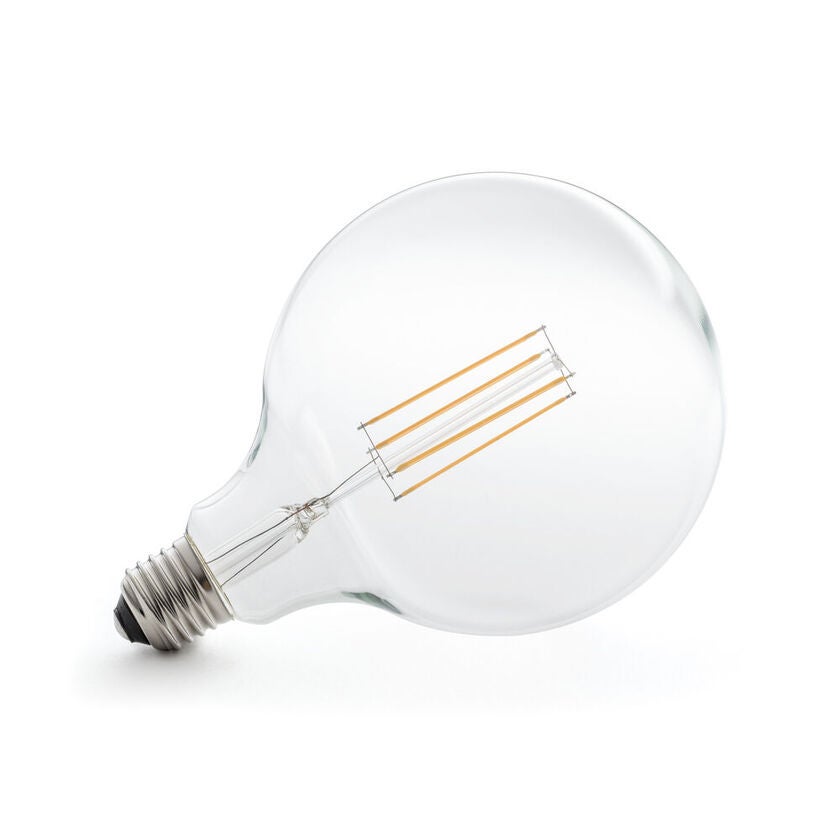 Glödlampa LED E27 125mm klar