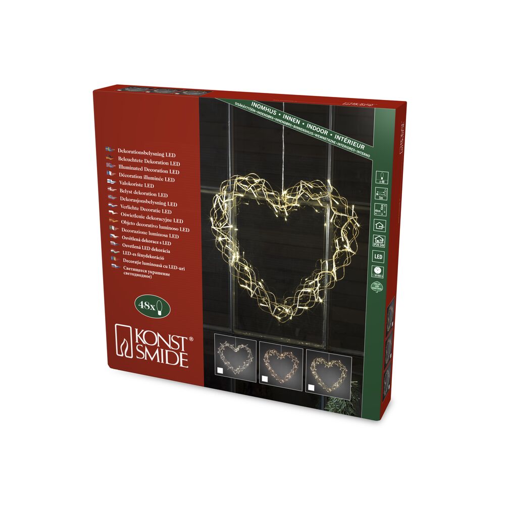 Heart of gold metal, LED