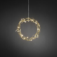 Krans 32 varmvita LED