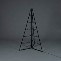 Metalldekoration pyramid LED