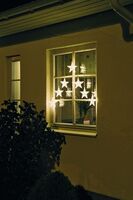 Star curtain with 7 LED