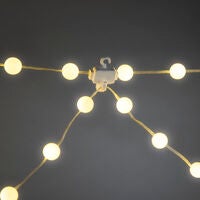 Gardin+ljusslinga, cherry LED