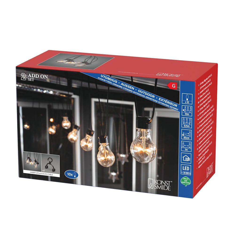 Add on Set, 10 Amber Bulbs LED