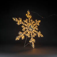 Deco. snowflake outd. 80cm