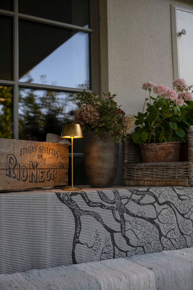 Èze bordslampa Matt Koppar USB