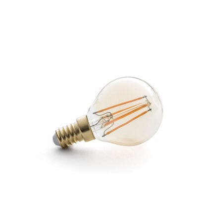 Glödlampa LED E14 45mm amber