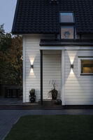 Vidar vägglykta 2x5W LED svart