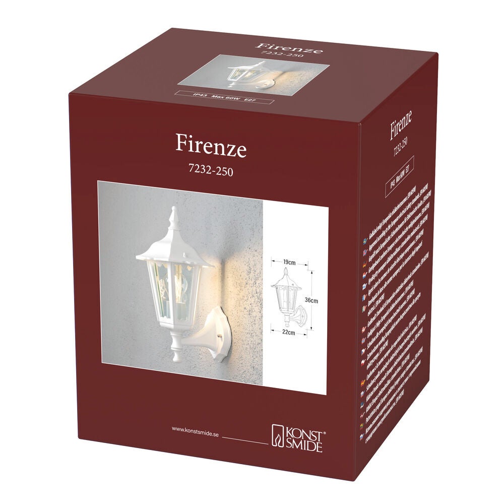 Firenze Up Light Matt White