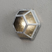 Castor wall lamp galvanized