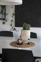 Ljus med glasdekoration LED