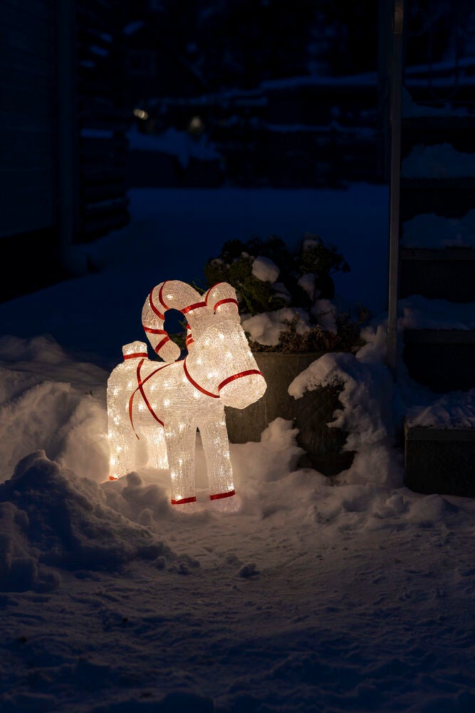  Acryl Weihnachtsziege, 96 LED