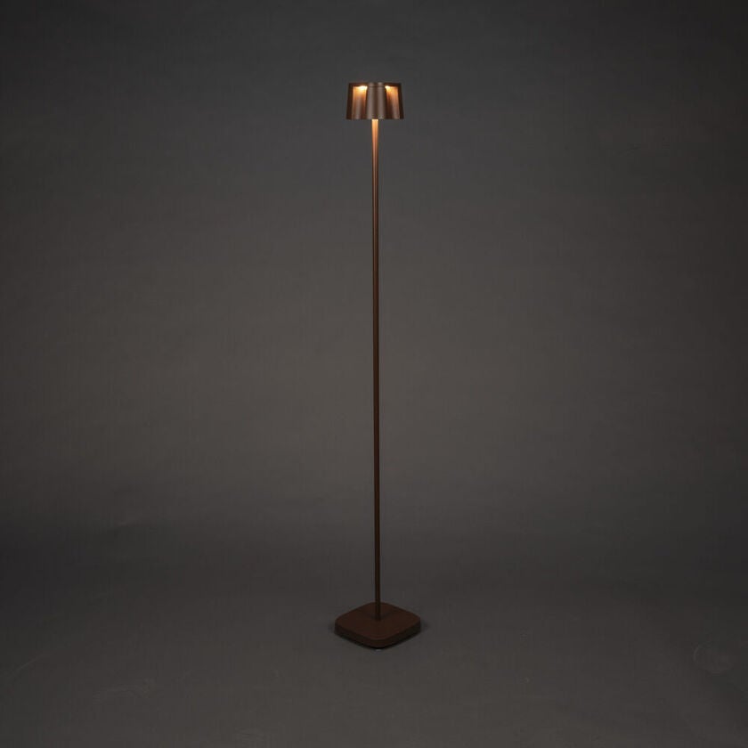 Nice Golvlampa usb Rost