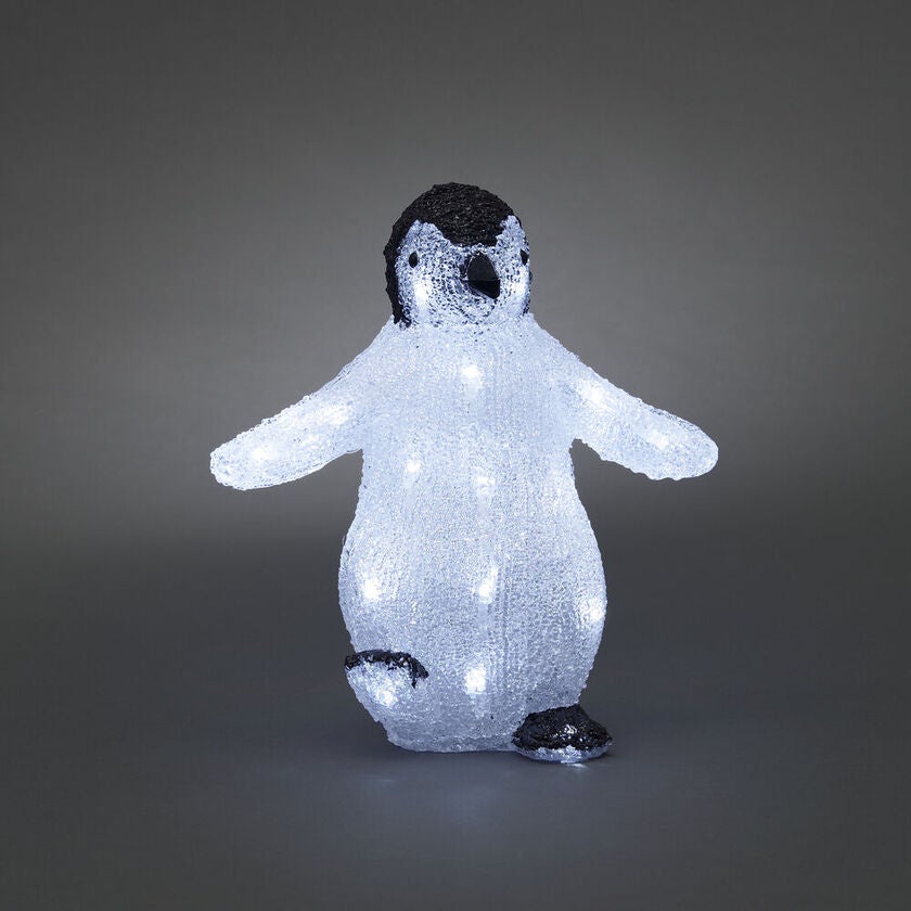 Acrylic Penguin 30cm LED