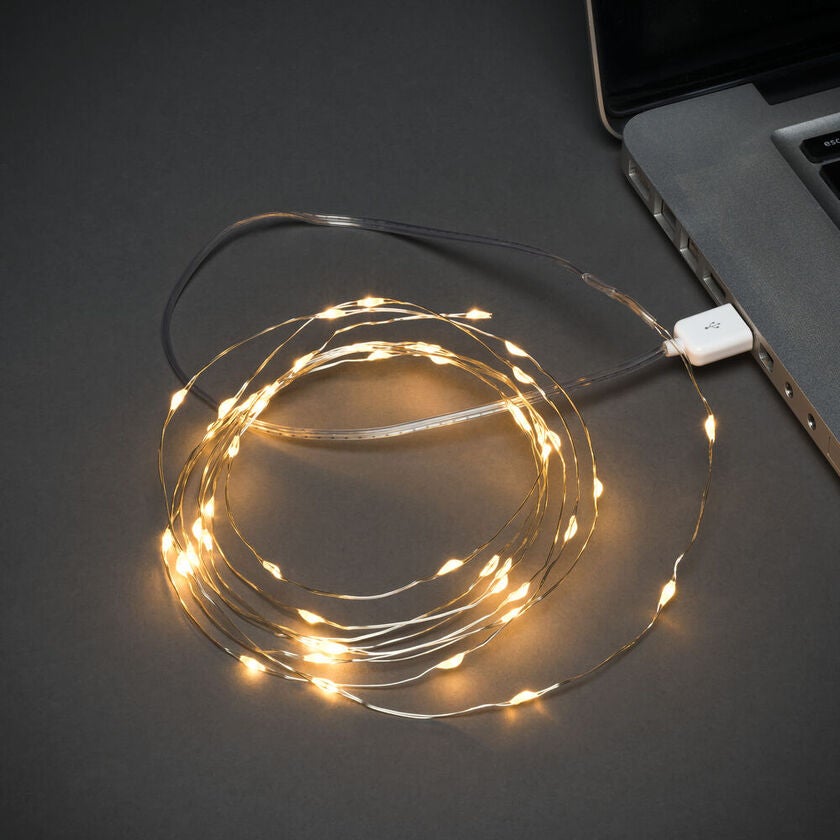 Micro LED Light Set Amber USB