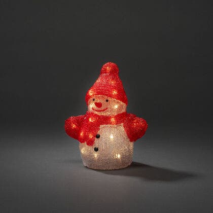 Acrylic Snowman LED
