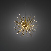 Dekorationsboll spröt guld LED