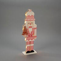 Nötknäppare rosa LED batteri