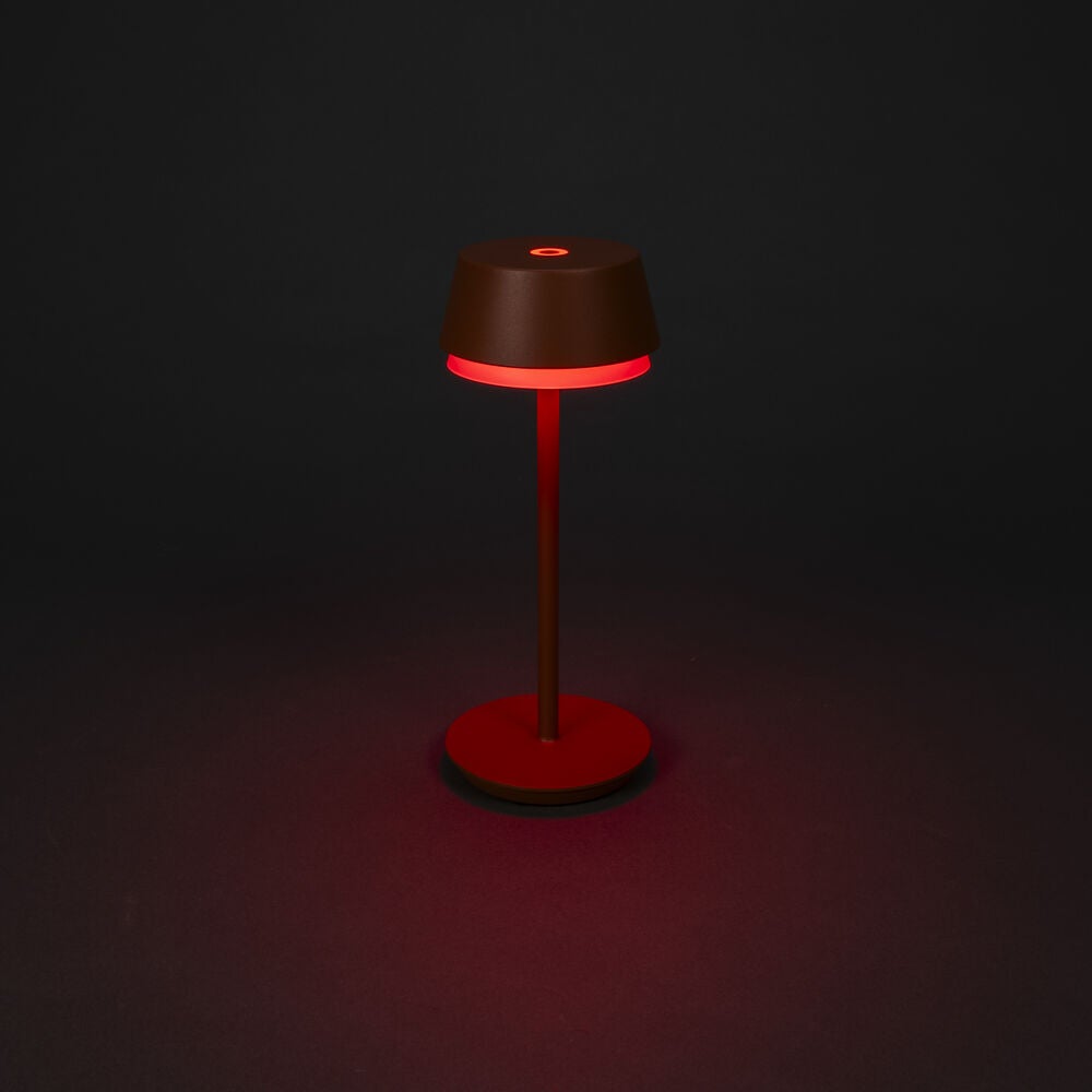 Lyon bordslampa usb Teracotta