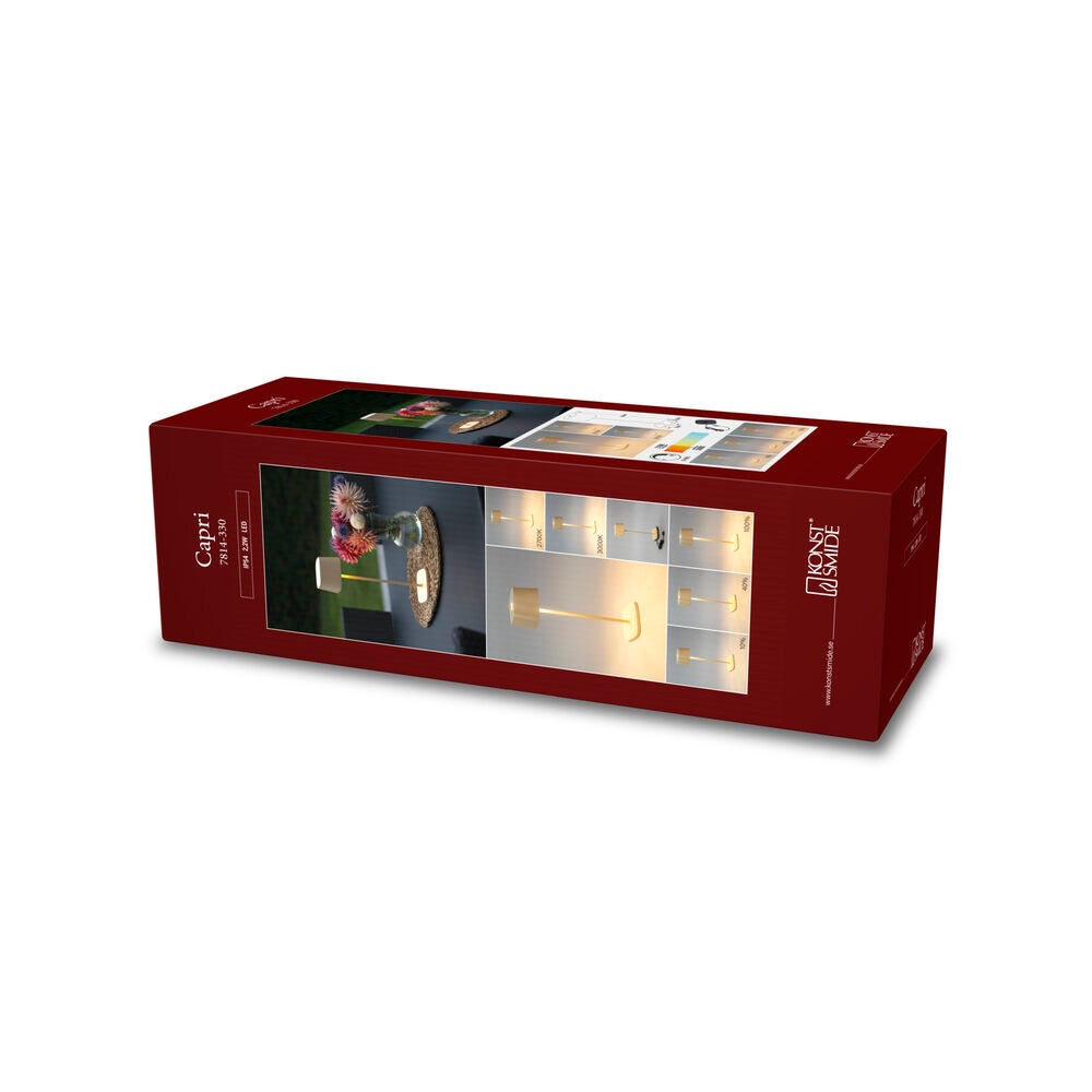 Capri bordslampa Sand USB