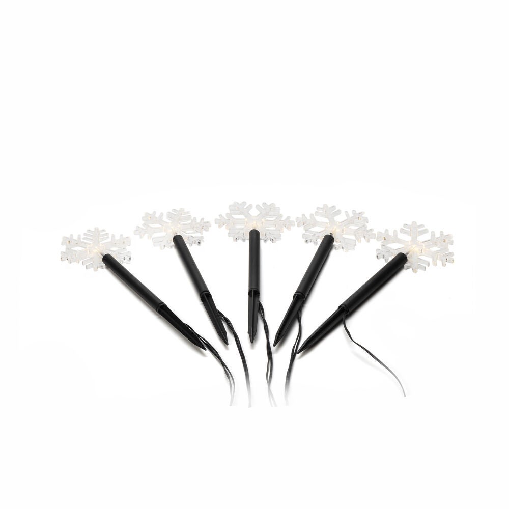 LED Spiessleuchte mit 5 Schnee