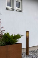 Pistoia trädgårdsstolpe Svart