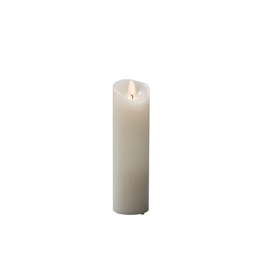Vaxljus 5x17,8 cm LED vitt
