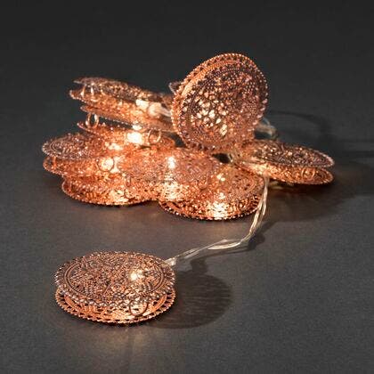 Light Set, copper decors, LED