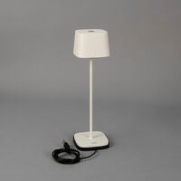 Capri table lamp usb white