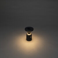 Nantes bordslampa USB Svart