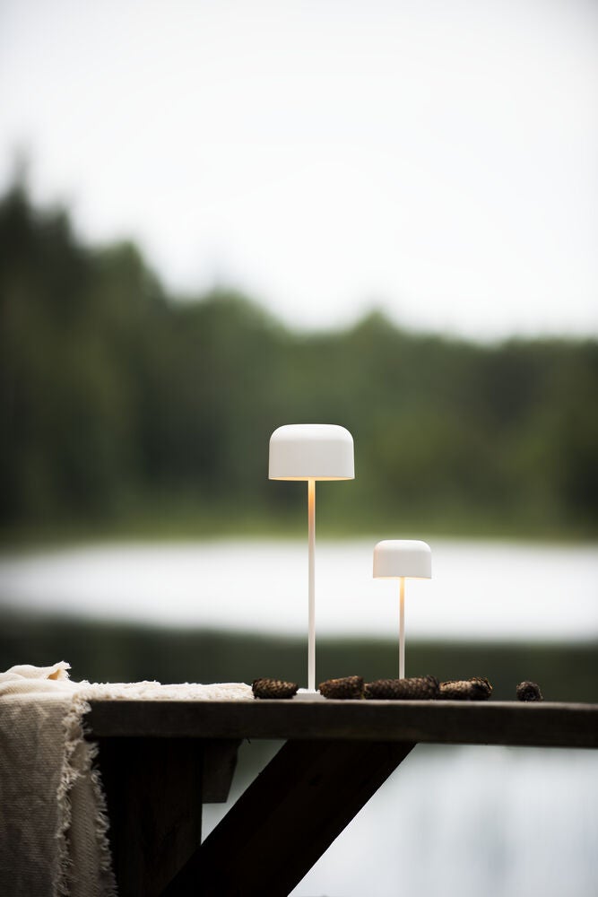 Lille mini bordslampa USB Sv.