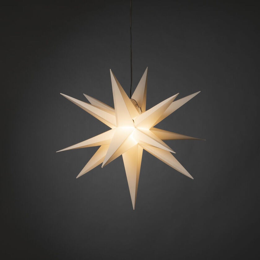 3-D Plastic Star 60cm White