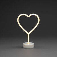 Hjärta med ljusslang LED