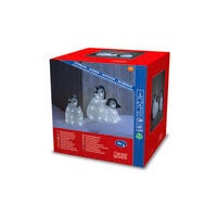 Acrylic Penguin Family 48 LED