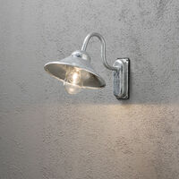 Vega galvanized Down WallLight