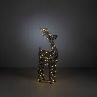 Imitation rattan raindeer LED