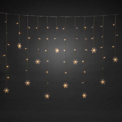 12 Snowflake Curtain 60 LED