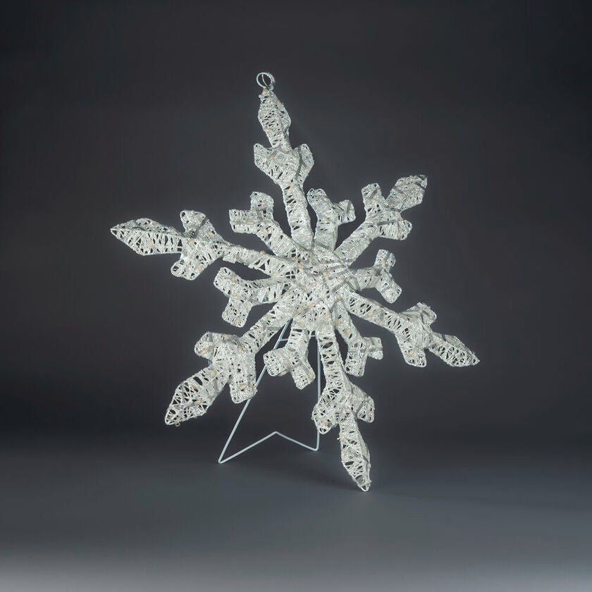 Deco. snowflake outd. 60cm