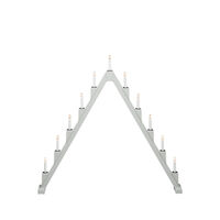 Candlestick 11 bulbs, Grey
