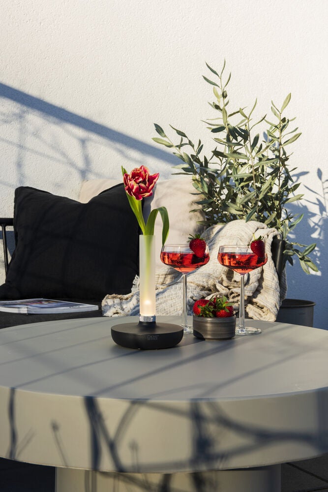 Biarritz bordslampa silver USB