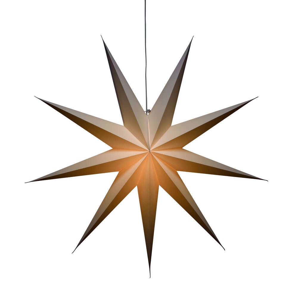 9 Point Paper Star 115cm White
