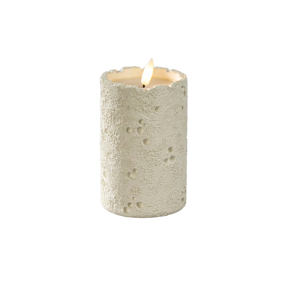 B/O cement candle light LED