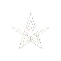 Micro LED Silberstern, 64cm, 1
