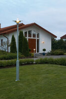 Modena vägglykta upp E27 galv