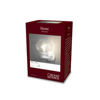 Nemi vägglykta E27 vit